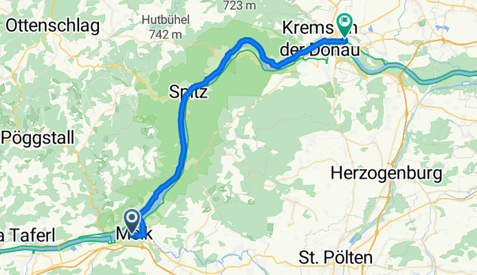 Podunají 3. den, Melk - Krems, 40 km