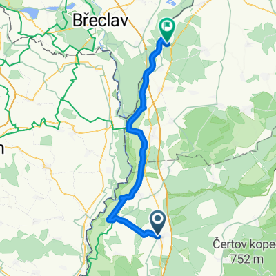 Malacky - Kostolište - Gajary - Adamov Dvor (pozorovateľňa vtáctva)