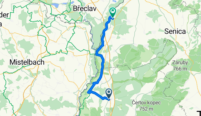 Malacky - Kostolište - Gajary - Adamov Dvor (pozorovateľňa vtáctva)