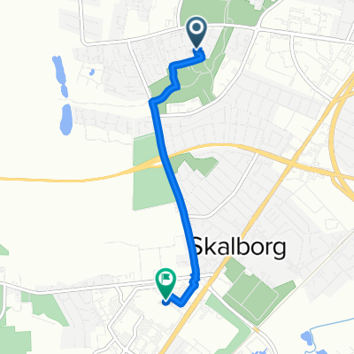 Skelagervej 143, Aalborg to Hobrovej 450, Aalborg