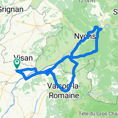 Tour par tulette vaison chateauneuf de bordette tulette 