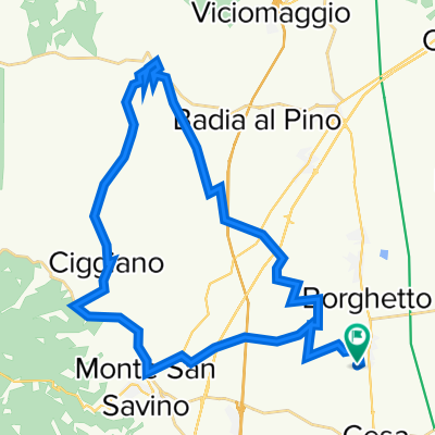 Da Via del Tonacato 178, Monte San Savino a Via del Tonacato 178, Monte San Savino