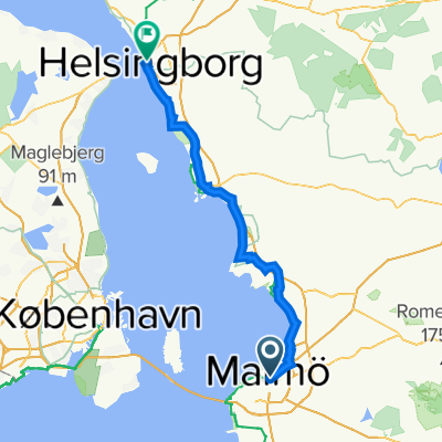 helsingborg route