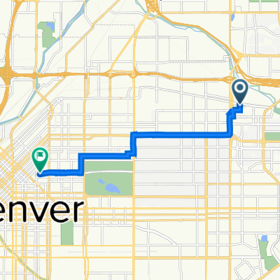 Smith Road 7600, Denver to North Clarkson street 2241, Denver