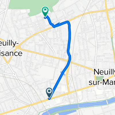 De Boulevard Gallieni 31, Neuilly-Plaisance a Rue Alexander Fleming 11, Neuilly-Plaisance