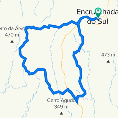 corredor do Edinei via rinap da dormida passo novo volta pelo passo da Cria até o pinheiro e cidade