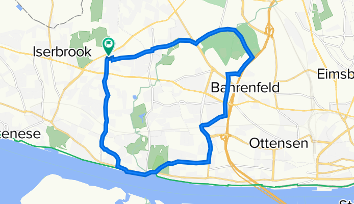 Rugenbarg 42, Hamburg nach Rugenbarg 40, Hamburg