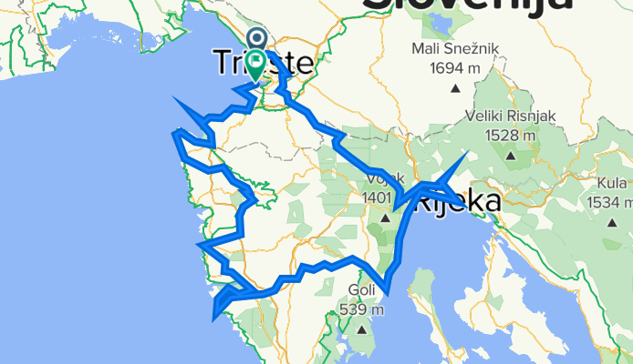 Istrien Runde Triest Muggia