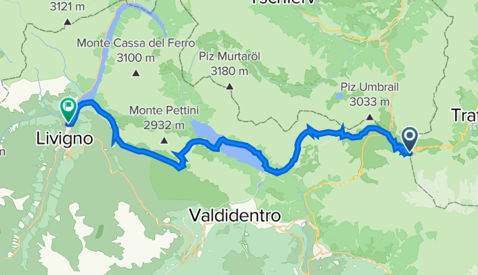 SS 38, Bormio to Via Rasia 31, Livigno