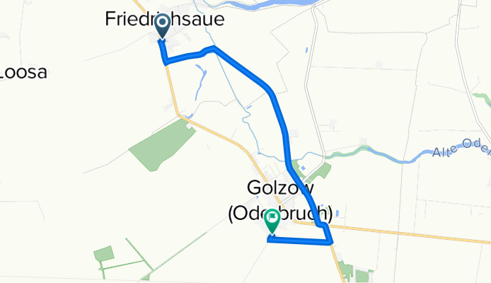 Neuer Weg 2, Zechin nach Seelower Straße 12, Golzow