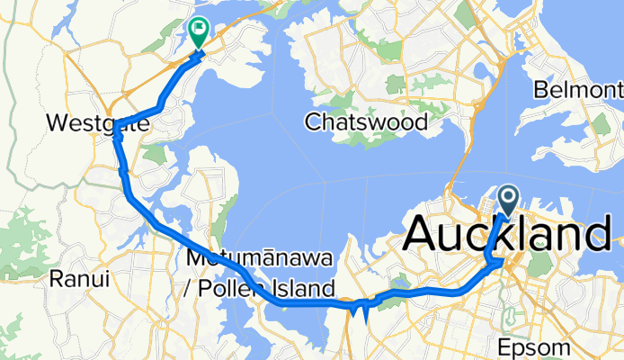 33 Wyndham Street, Auckland to 2 Carder Court, Hobsonville