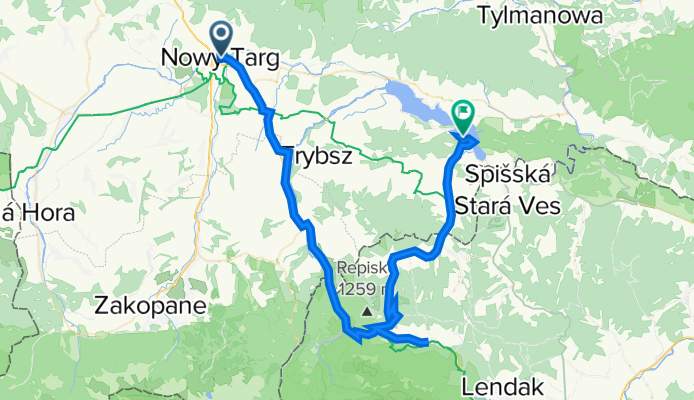 NOWY TARG - ZDIAR - NIEDZICA