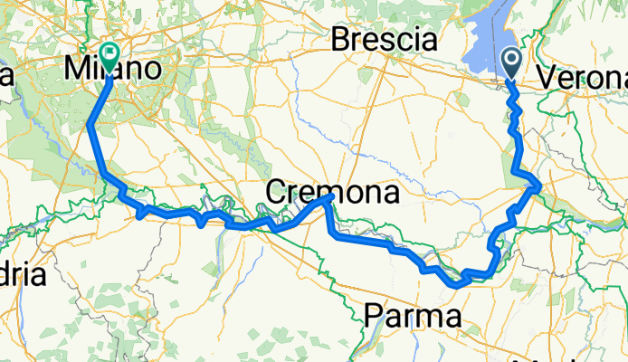 PESCHIERA DEL GARDA - MILANO Lungo Mincio PO - Ticino - Naviglio Grande