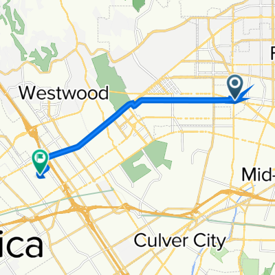 8484 Wilshire Blvd, Beverly Hills to 1825 Butler Ave, Los Angeles