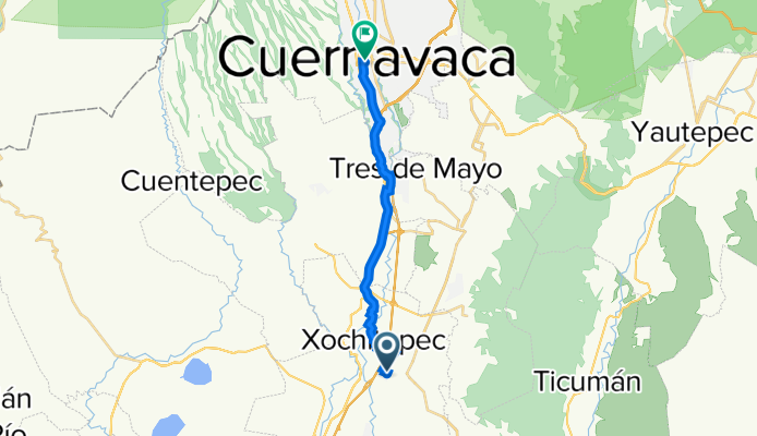Privada de Eucaliptos 19, Xochitepec a Calle Hermenegildo Galeana 8, Cuernavaca