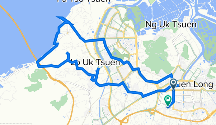 元朗公園..雞伯嶺..流浮山..元朗