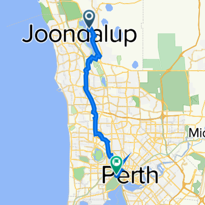 47–55 Donnelly Ramble, Wanneroo to 46 Kings Park Rd, West Perth
