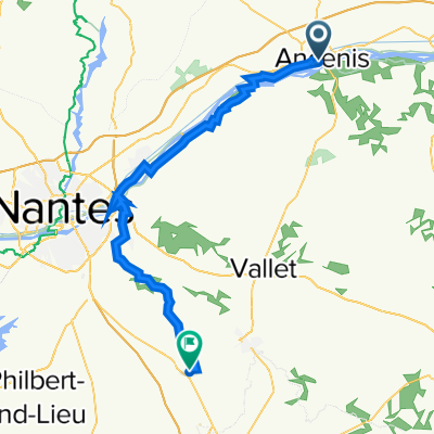 De Impasse de l'Île Mouchet, Ancenis-Saint-Géréon à Le Tremblay 37, Saint-Lumine-de-Clisson