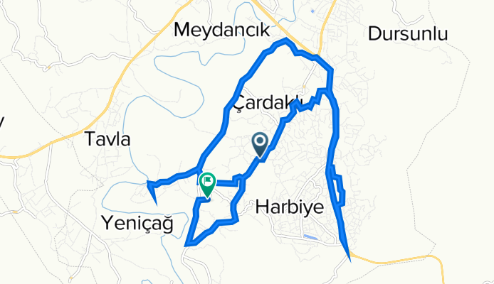 Yeşilyurt Caddesi to İsimsiz Yol