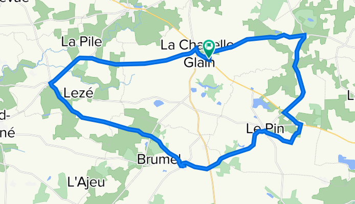 De Rue des Jonquilles 6, La Chapelle-Glain à Rue des Jonquilles 2, La Chapelle-Glain