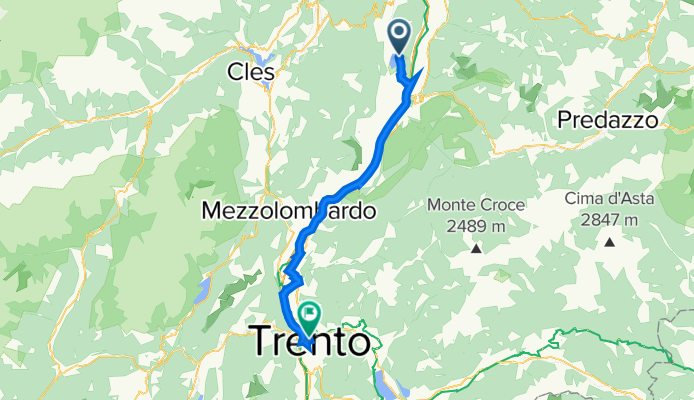 ET6.1: Klughammer (Kalterer See)--Monte Gmund--EV7--Salurn a.d. Weinstraße--EV7--Trient