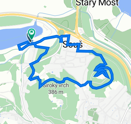 Krušnoman Cross Triathlon Most - Run Course - 6 km