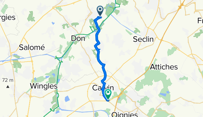19 Rue des Coquelicots, Wavrin à 760 Rue du Vieux Château, Carvin