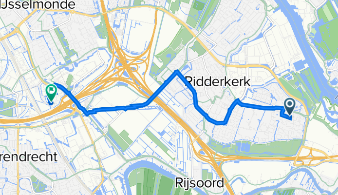 Forel 87, Ridderkerk naar Zeemanstraat 79, Barendrecht