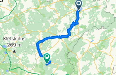 Route in der Bikemap App öffnen