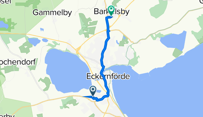 Stolbergring 2, Eckernförde nach Rommelsworth 61, Barkelsby