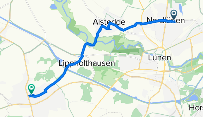 Steinstraße 81, Lünen nach Karl-Marx-Straße 10, Lünen