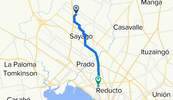 Pasteur 5245, Montevideo a Avenida Joaquín Suárez 3087, Montevideo