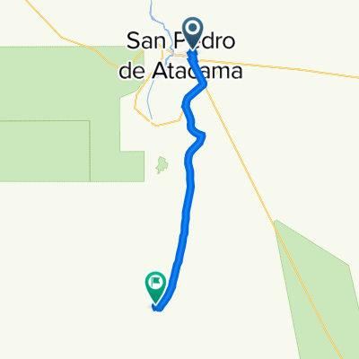 Los Pimientos, San Pedro de Atacama a Accesso a Laguna Céjar y Piedra, San Pedro de Atacama