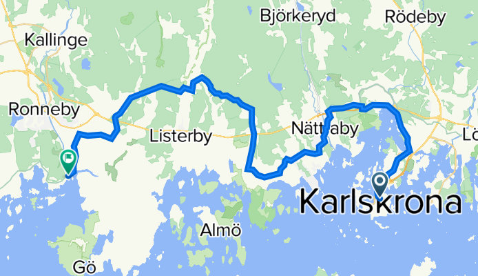 Karlskrona - Rönnebyhamn 13.7. - 14.7.