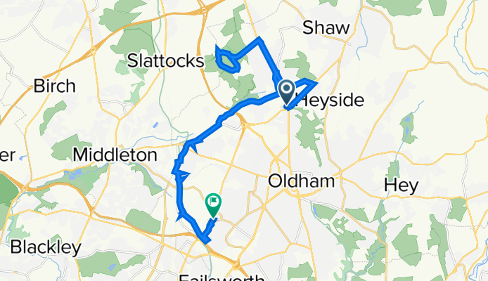 140 Oldham Road, Oldham to Broadway, Chadderton, Oldham