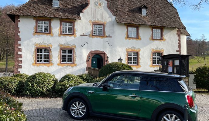 Photo 1 of the Bikemap route "Wasserschloss Inzlingen (E-Bike 25er)"