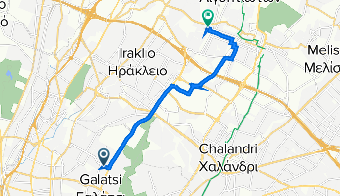 Alkionis 8, Galatsi to Ipsilantou 34, Pefki