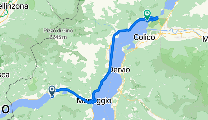 4.Tag: Porlezza - Menaggio (Comer See) - La Punta (Comer See)