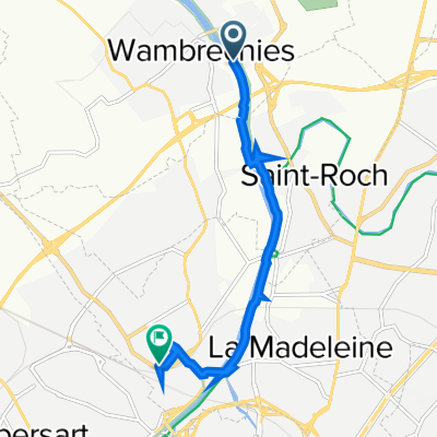 19 Chemin du Halage, Wambrechies à 24 Avenue du Maréchal de Lattre de Tassigny, Saint-André-lez-Lille