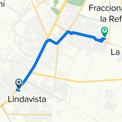 Prolongación Ley Agraria 5, Pachuca de Soto a Calle Santa Victoria 423, Mineral de la Reforma