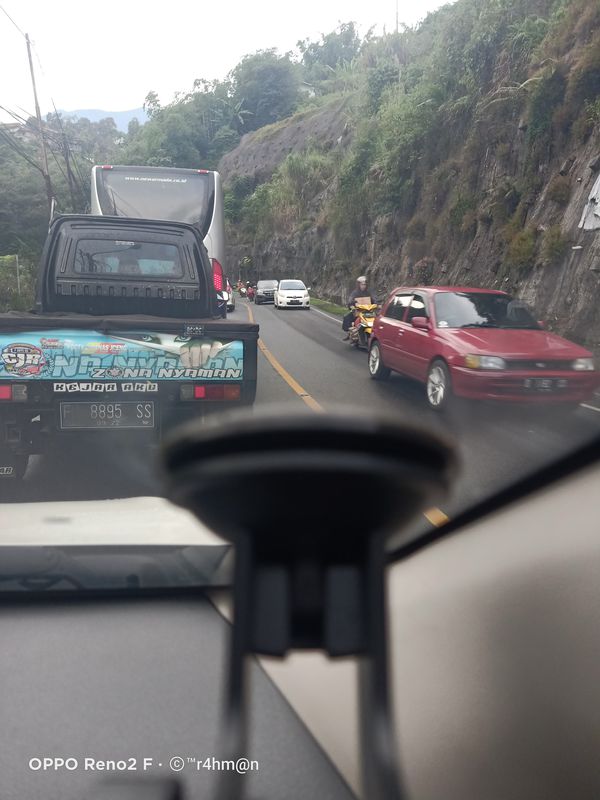 G5MH+9CG, Kecamatan Sindangbarang to Jalan Raya Cidaun