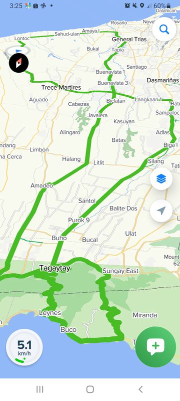 Moderate route in