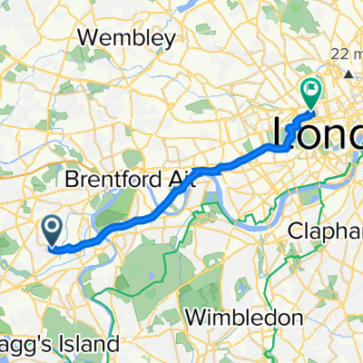 12 Purcell House, Kneller Road, Twickenham to 67 Baker St, London