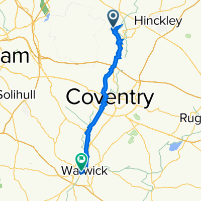 Nuneaton to Warwick