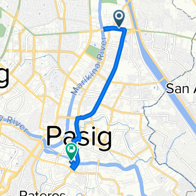 Ortigas Avenue 30, Pasig to San Bernardo 62, Pasig