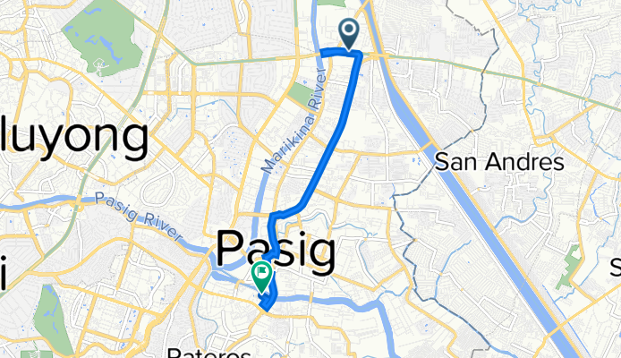 Ortigas Avenue 30, Pasig to San Bernardo 62, Pasig
