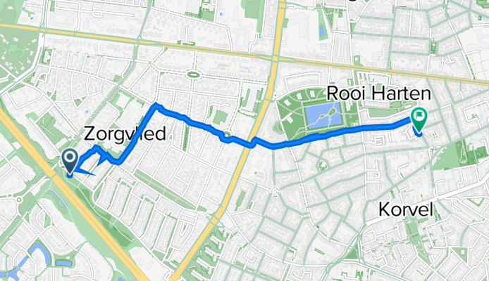 Baron van Lamsweerdelaan 29–37, Tilburg naar Paterstraat 23, Tilburg