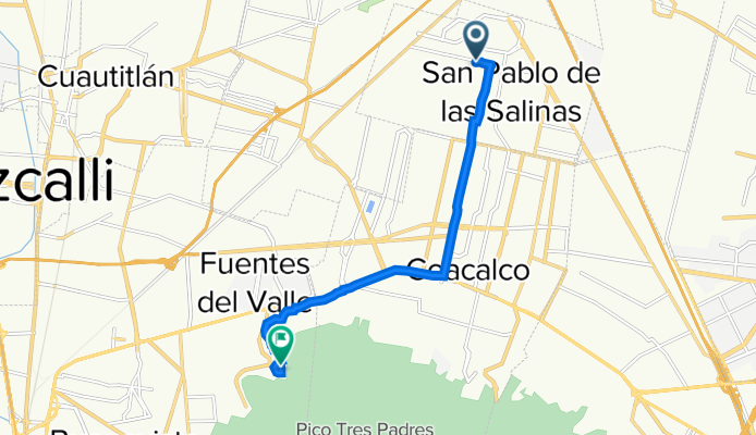 Calle Quintana Roo 401, San Pablo de las Salinas a Privada Bosque de Azales, Tultitlán de Mariano Escobedo