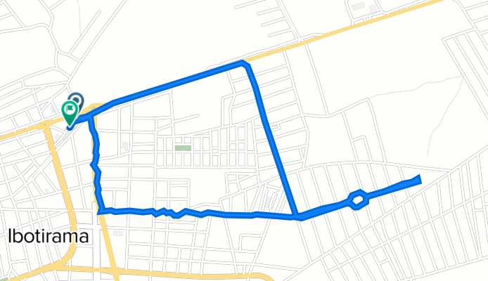 Rodovia para Seabra, Ibotirama a Rua Marechal Castelo Branco, 696–826, Ibotirama