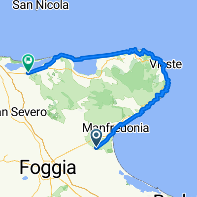 z) CV Adriatica Garganica, Staz Candelaro Vieste Lesina bivio SP 40